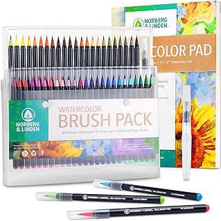 Image of Watercolor Markers and Brush Set by the company Norberg & Linden.