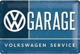 Image of Nostalgic-Art Retro Tin Sign, Volkswagen – VW Garage – Car gift idea, Metal Plaque, Vintage design for wall decoration, 7.9" x 11.8" by the company Nostalgic-Art.