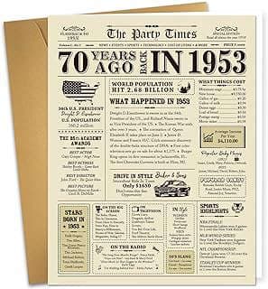 Image of Jumbo 70th Birthday Card by the company Ogeby Cards.