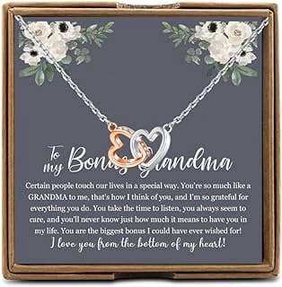 Image of Bonus Grandma Necklace Gift by the company OKEYCH-US.