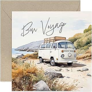 Image of Bon Voyage Greeting Card by the company Old English Company.