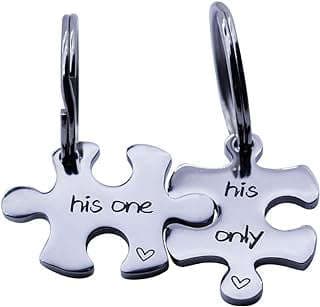 Image of LGBT Couples Puzzle Keychains by the company OMODOFO.