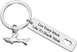 Image of Shark Week Themed Keychain by the company ONEETREE.