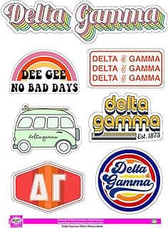 Image of Sorority Retro Stickers by the company Our Amendments.