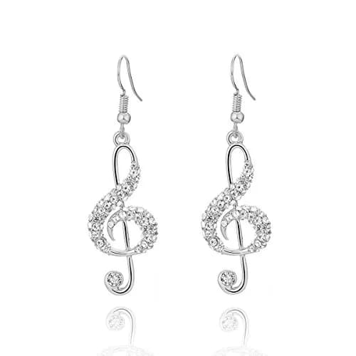 Image of Musical Note Earrings by the company Ouran.