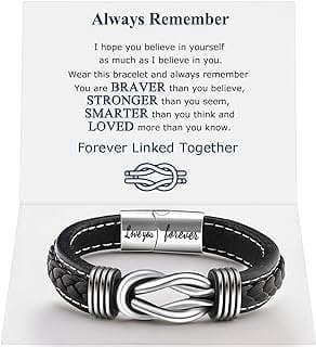 Image of Leather Infinity Knot Bracelet by the company Ownhoney.