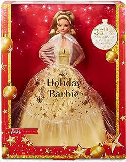 Image of Holiday Barbie Doll Golden Gown by the company Papya.