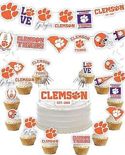 Image of Clemson Tigers Party Supplies by the company PartyKandy.