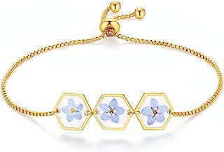 Image of Pressed Wildflower Bracelet by the company Penhal.