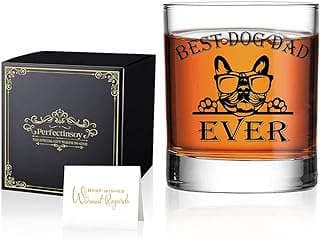 Image of Dog Dad Whiskey Glass by the company Perfectinsoy.