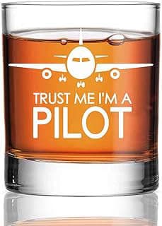 Image of Pilot Themed Whiskey Glass by the company Perfectinsoy.