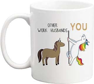 Image of Work Husband Unicorn Mug by the company Pgethhtji.