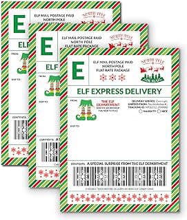 Image of North Pole Elf Shipping Labels by the company Pink Pixie Studio.