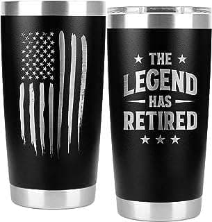 Image of Retirement Themed Tumbler by the company PinkRain.