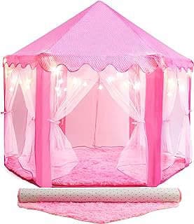 Image of Girls Princess Castle Tent by the company PlayVibe.