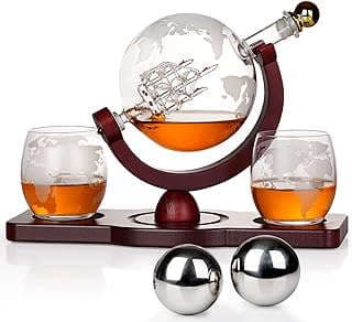 Image of Whiskey Decanter Globe Set by the company PONPUR-US.