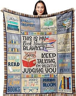 Image of Book Lovers Blanket by the company POQUSH.