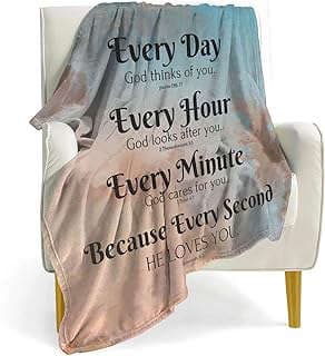 Image of Inspirational Bible Verse Blanket by the company QETXVI.