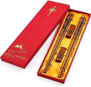 Image of Dragon Phoenix Chopsticks Set by the company QI QIAN.