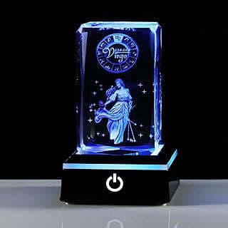 Image of Virgo Zodiac Glass Figurine by the company Qianwei Crystal.