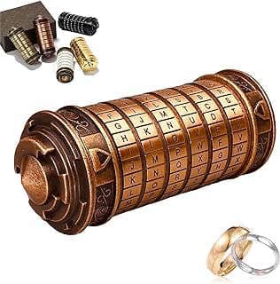 Image of Cryptex Da Vinci Puzzle by the company QikafanUS OFFICIAL.