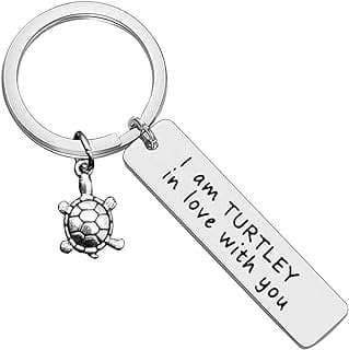 Image of Turtle Couple Keychain by the company QinXii.