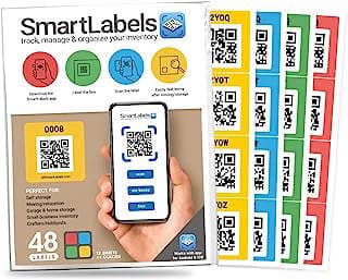 Image of Color Coded QR Code Labels by the company QR Smart Labels.
