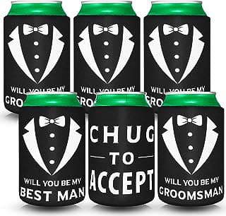 Image of Groomsmen Beer Can Coolers by the company Queenyohut.