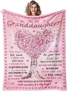 Image of Granddaughter Blanket by the company Quilazy.