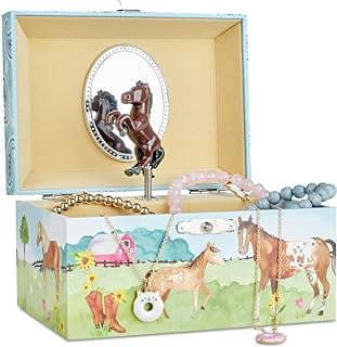 Image of Musical Horse Jewelry Box by the company Rainbow Toy Company.