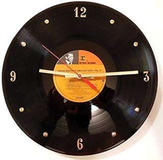 Image of Frank Sinatra Record Wall Clock by the company Records And Stuff.