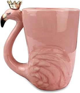 Image of Pink Flamingo Ceramic Mug by the company Renawe.