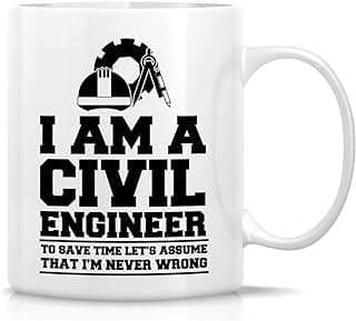 Image of Civil Engineer Themed Coffee Mug by the company Retreez USA.
