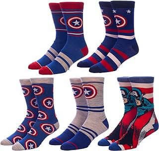 Image of Captain America Socks Pack by the company Retrofacts.