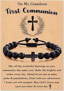 Image of Cross Bracelet for Boys by the company R&H Jewelry.