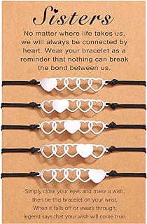 Image of Matching Heart Friendship Bracelets by the company RHON.