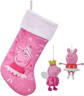 Image of Peppa Pig Christmas Ornaments Set by the company River Colony Trading.