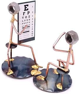 Image of Handmade Optometrist Metal Figurine by the company Rock Creek Metal Craft.