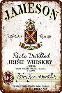 Image of Irish Whiskey Tin Sign by the company ROGNEE.
