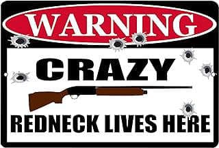 Image of Redneck Warning Sign Decor by the company Rogue River Tactical.