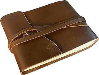 Image of Leather Scrapbook Photo Album by the company RusticTown.