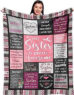 Image of Sister Themed Blanket by the company Ruvinzo.