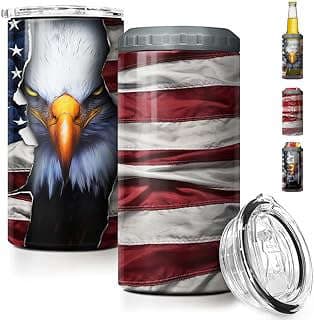 Image of Eagle American Flag Tumbler by the company SANDJEST.