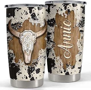 Image of Personalized Cow Tumbler by the company SANDJEST.
