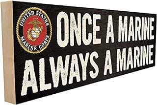 Image of Marine Corps Wood Sign by the company Sawyers Mill, Inc..