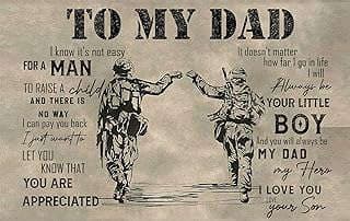 Image of Veteran Dad Wall Poster by the company Schian Global.