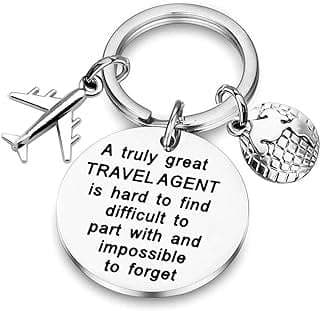 Image of Travel Agent Appreciation Keychain by the company SEIRAA.