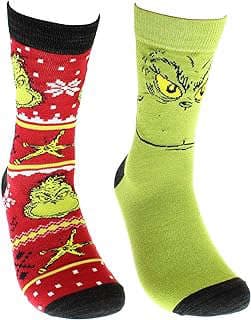 Image of Grinch Themed Holiday Socks by the company Seven Times Six.