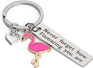 Image of Flamingo Motivational Keychain by the company Shayingshangmao-US.