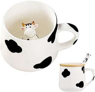 Image of Ceramic Cow Print Mug by the company Shenzhenshi Mengmao keji youxian gongsi.